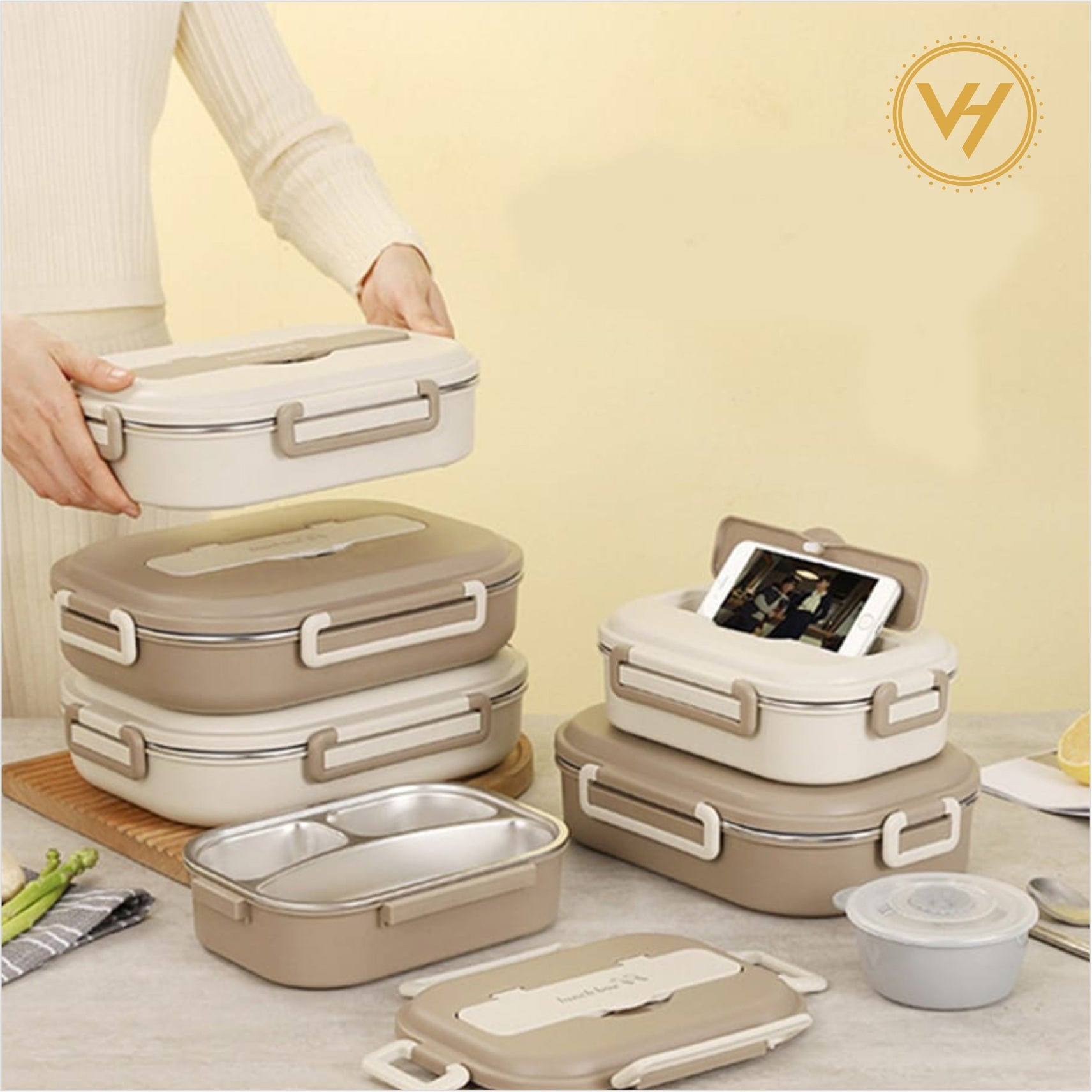 Stainless Steel Lunch Box 1300 ML Capacity